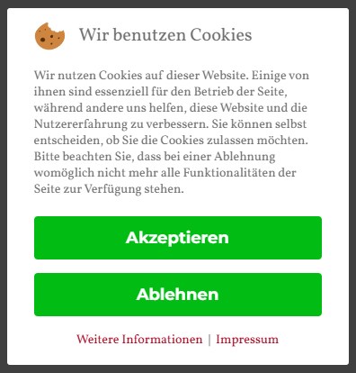 Cookie-Banner