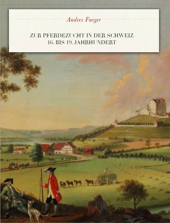 Andres Furger - Titelblatt Zur Pferdezucht in der Schweiz