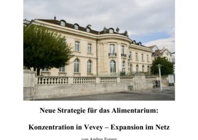 PDF: Neue Strategie für das Alimentarium: Konzentration in Vevey – Expansion im Netz